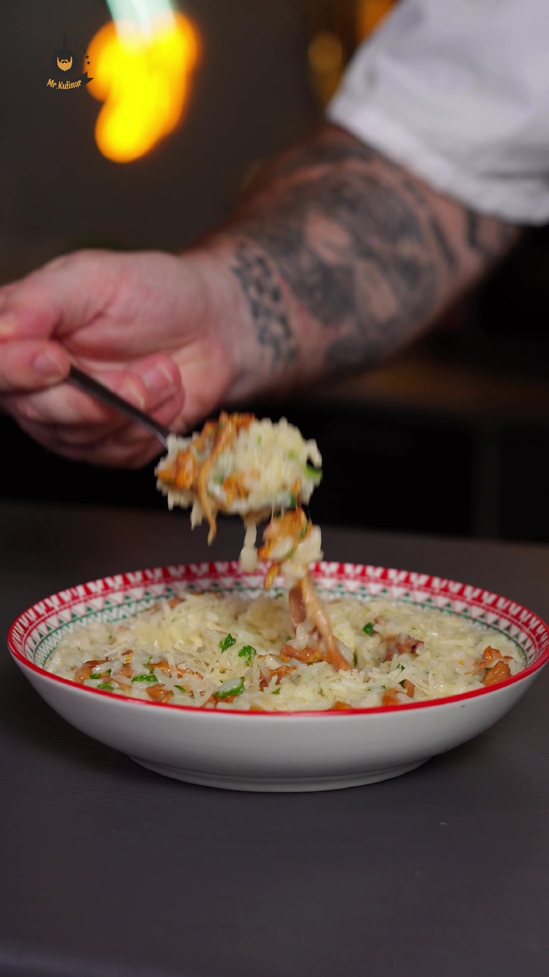 Ризотто с лисичками (Risotto with Chanterelles)