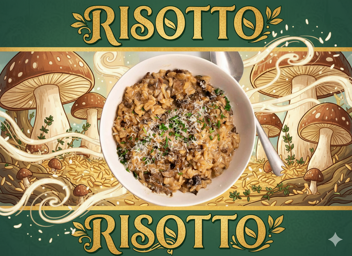 Pressure Cooker Mushroom Risotto Recipe