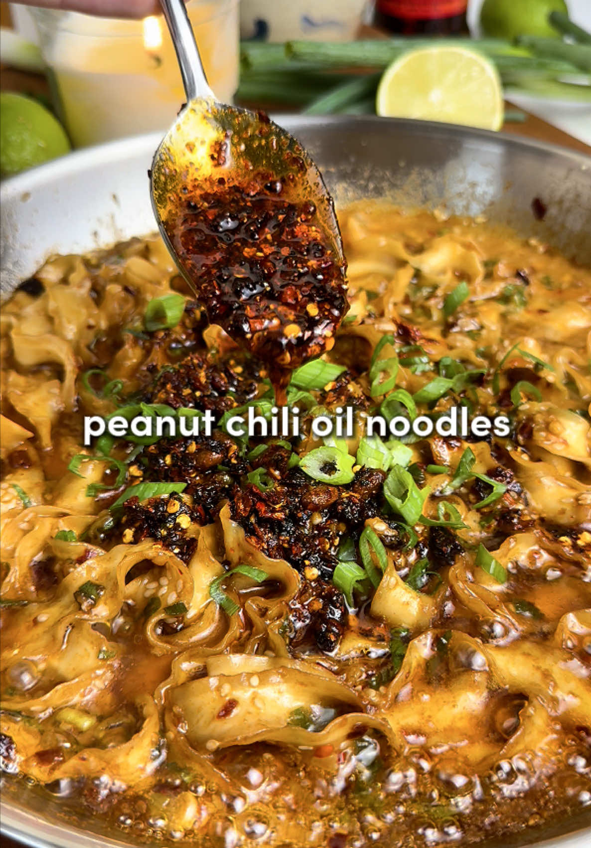5-Minute Peanut Chili Noodles