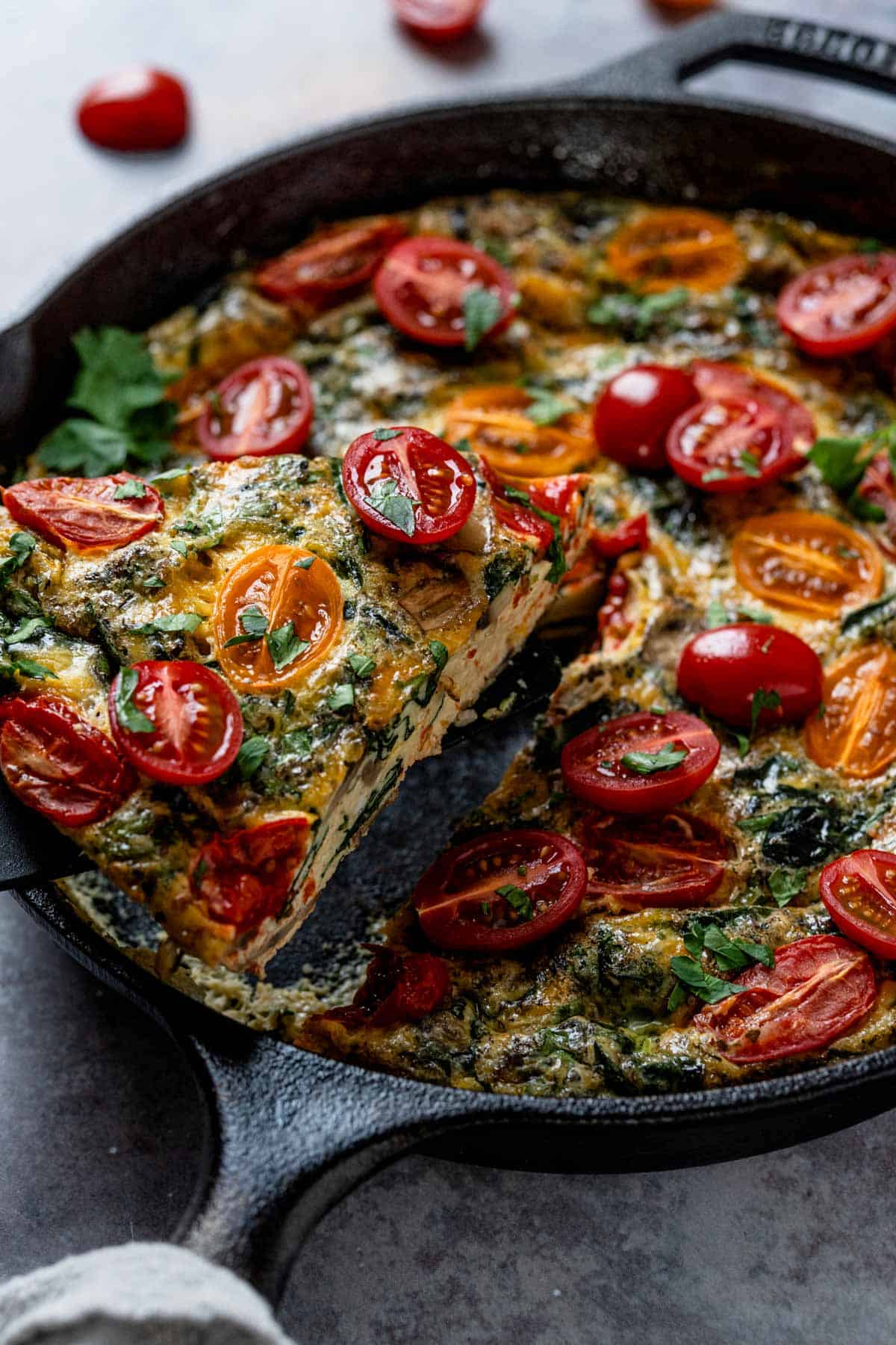 Healthy Vegetable Frittata (So Easy!)