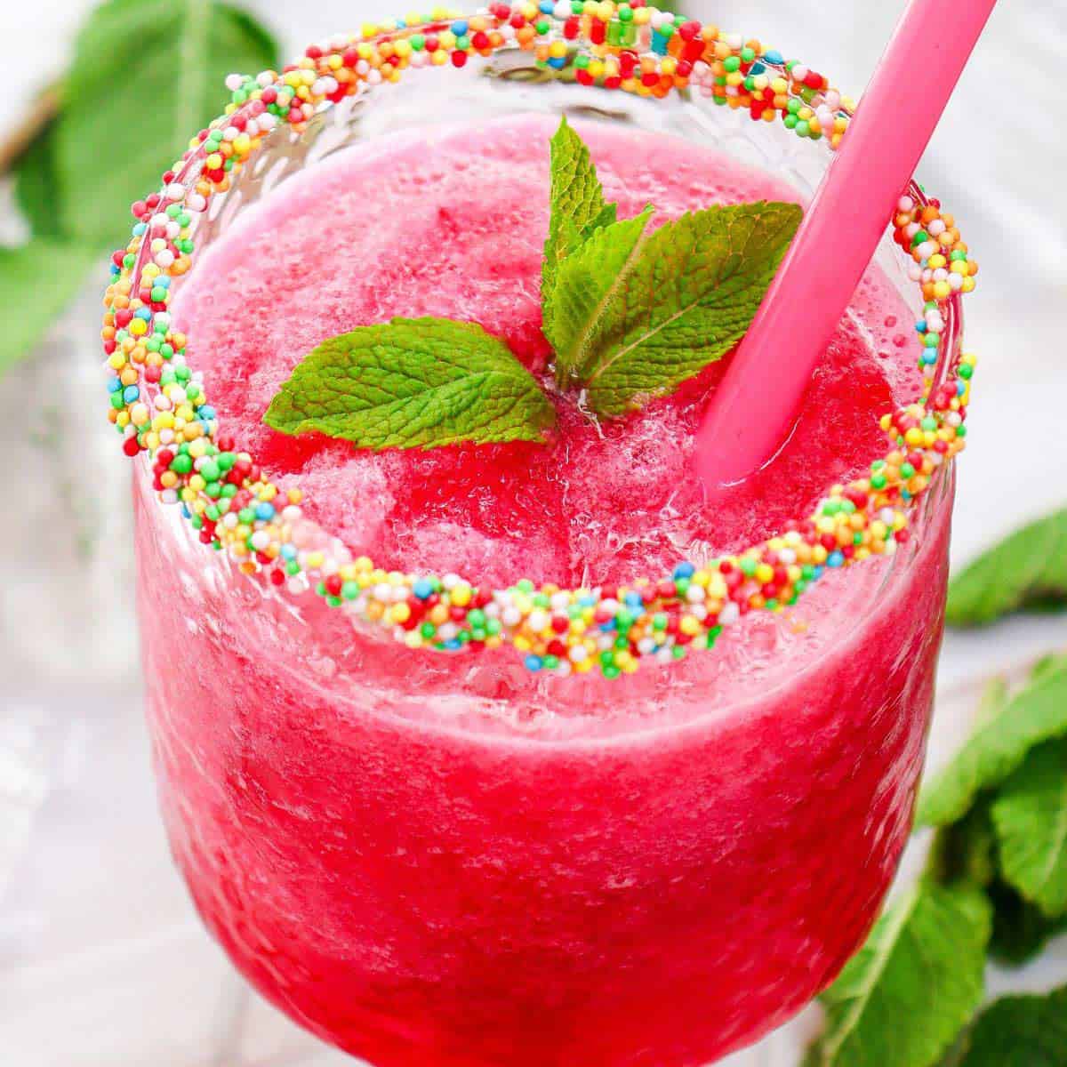 The Best Watermelon Slushie (2-Ingredients)