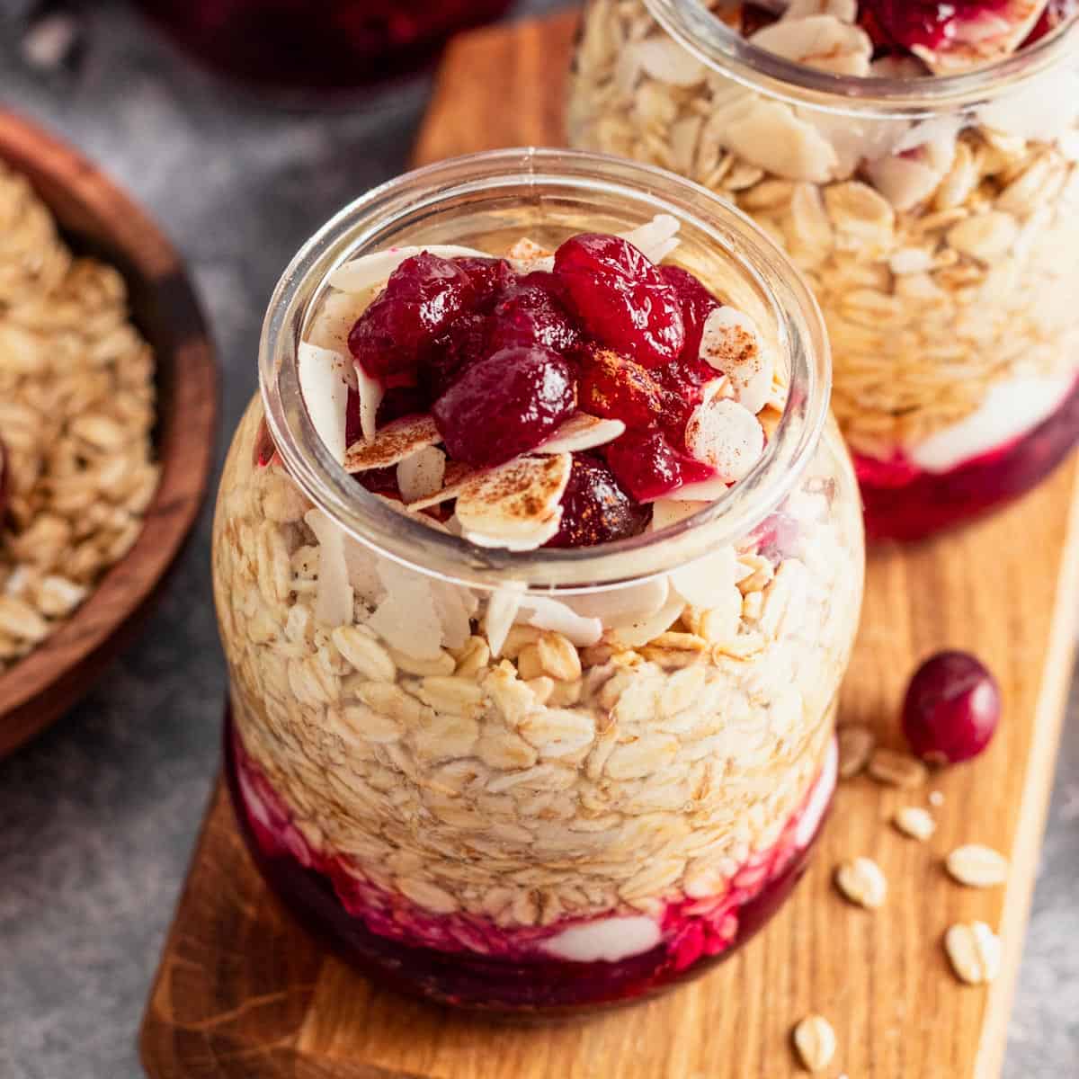 Cranberry Overnight Oats