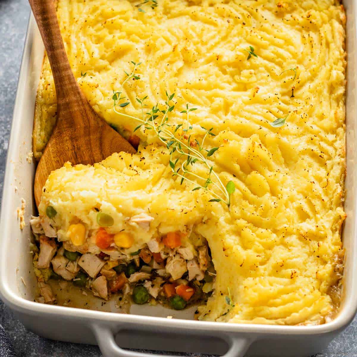 Leftover Turkey Shepherd’s Pie