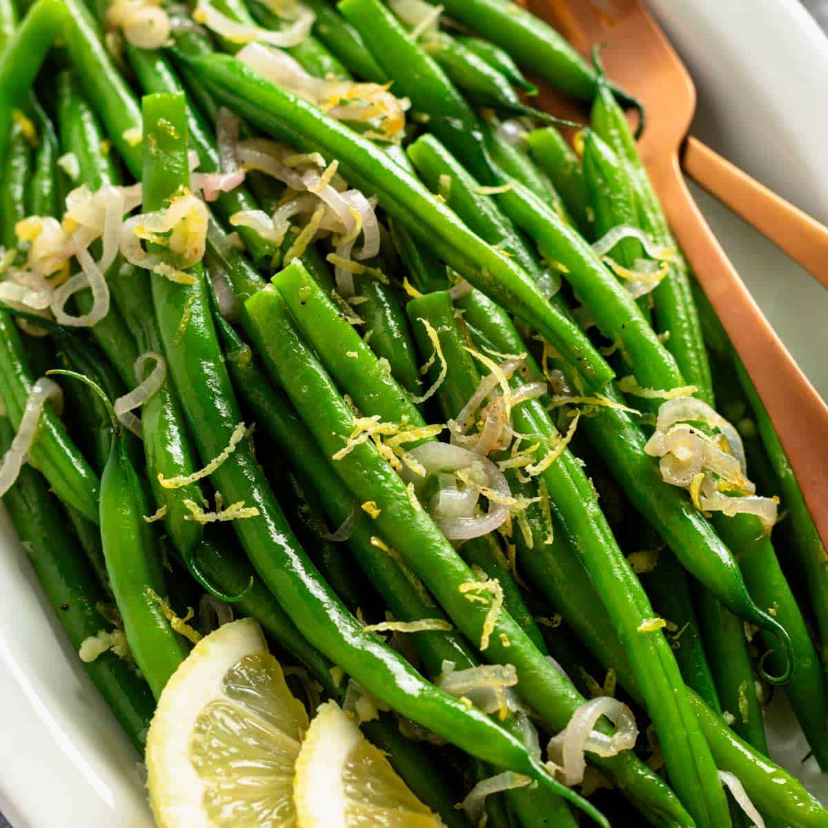 Buttery Lemon Garlic Green Beans