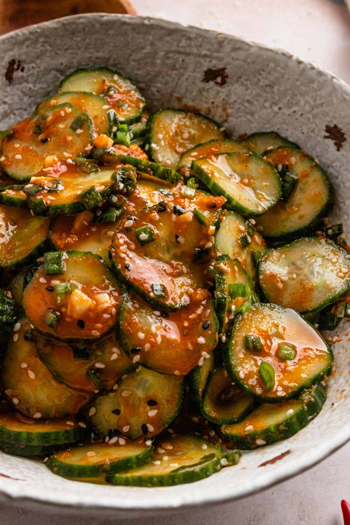 15 Minute Korean Cucumber Salad (Spicy Cucumber Salad)