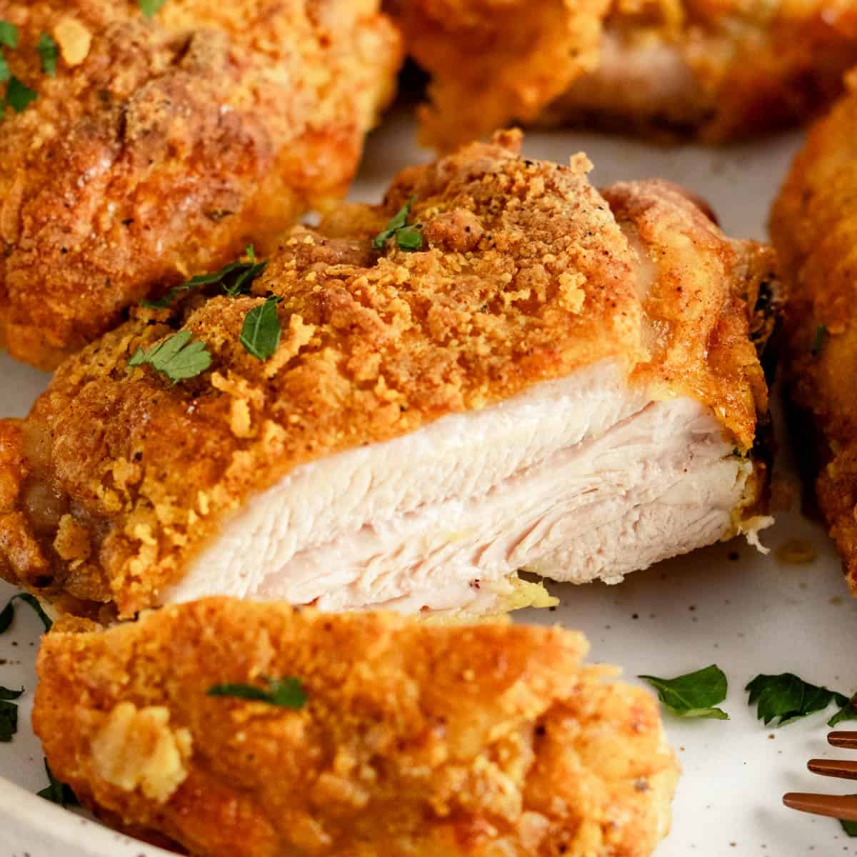Air Fryer Fried Chicken Thighs