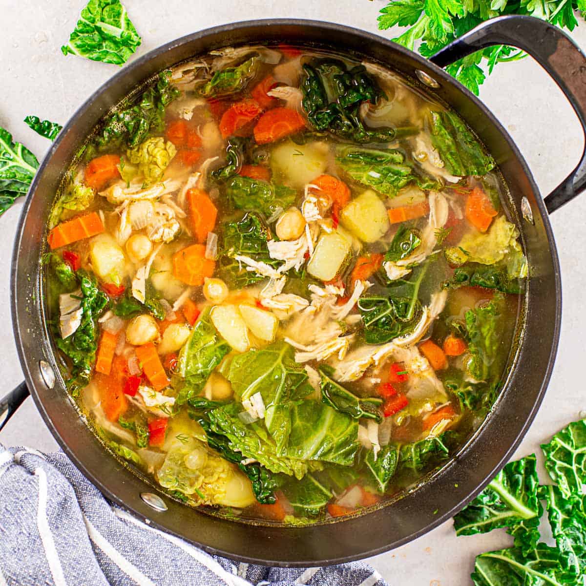 Gluten Free Chicken Soup With Kale