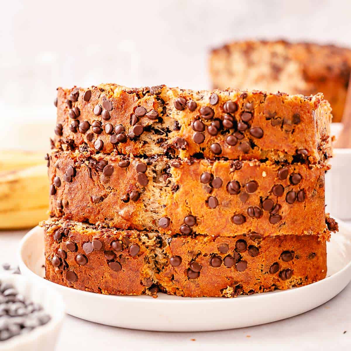 Gluten Free Chocolate Chip Banana Bread