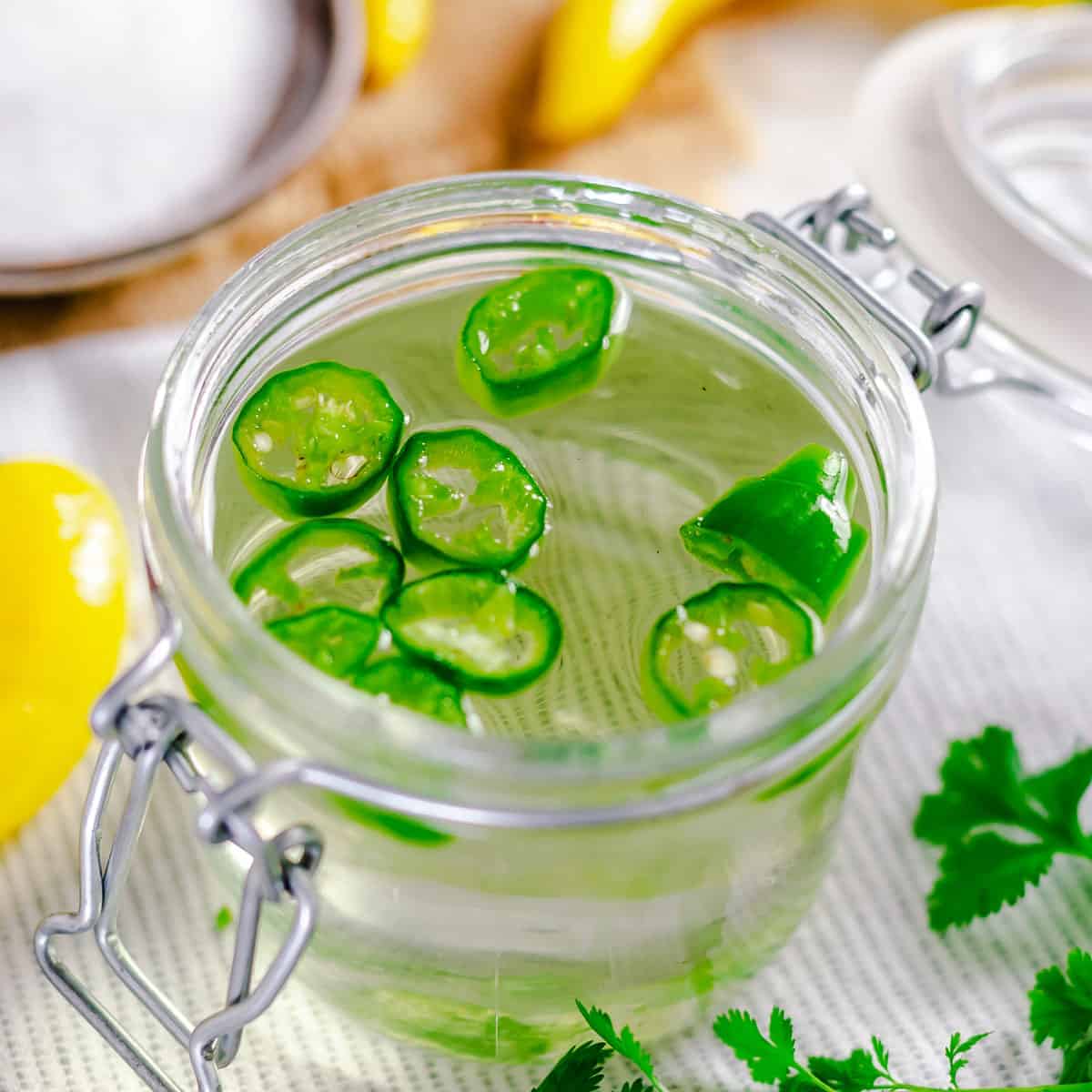 Jalapeno Simple Syrup