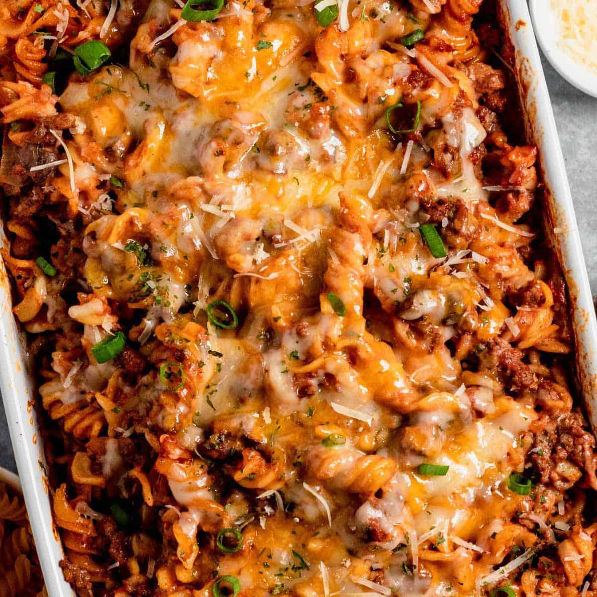 Quick Hamburger Casserole Recipe (With Homemade Mushroom Soup)