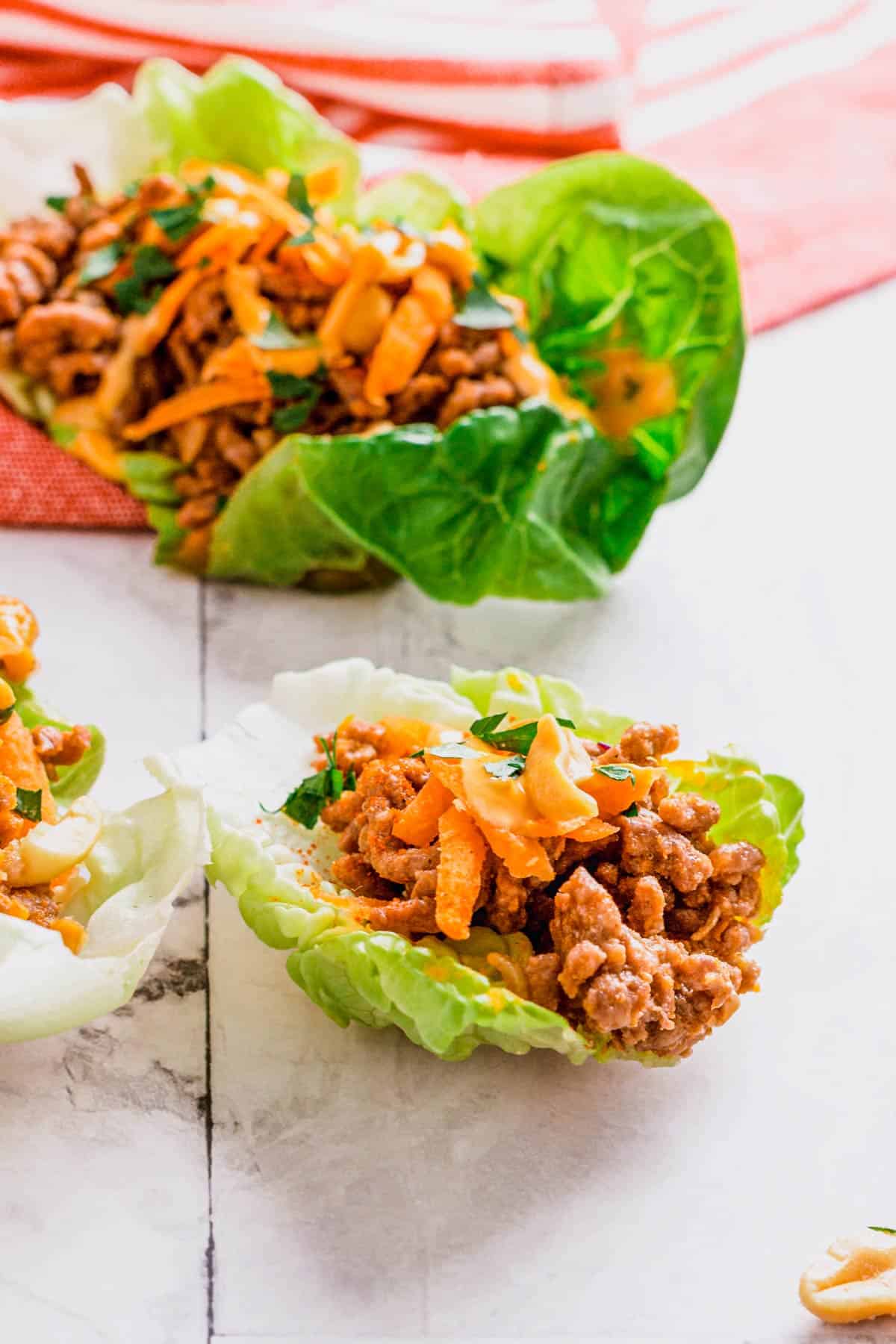 Low Carb Lettuce Wraps With Beef