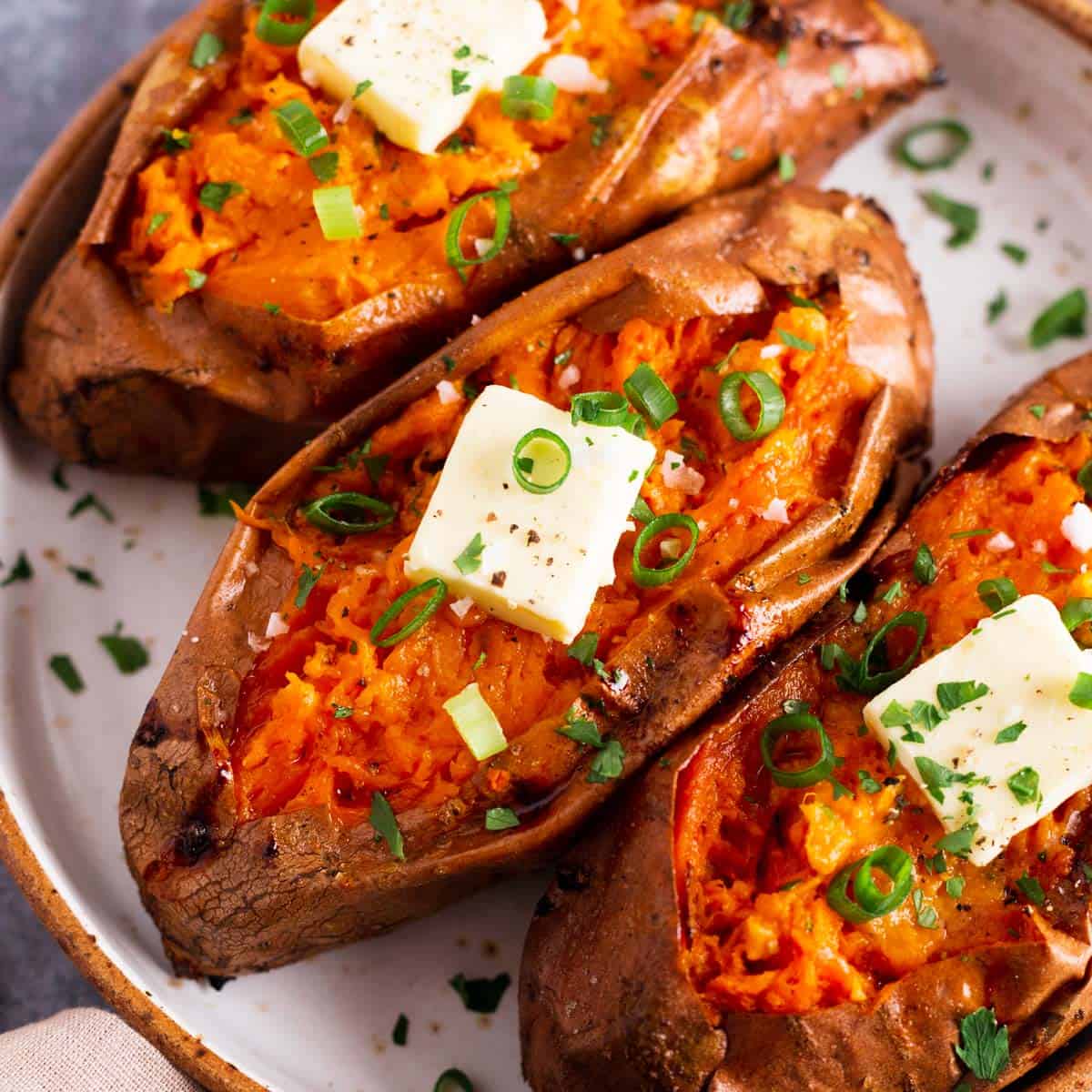 Easy Baked Sweet Potato