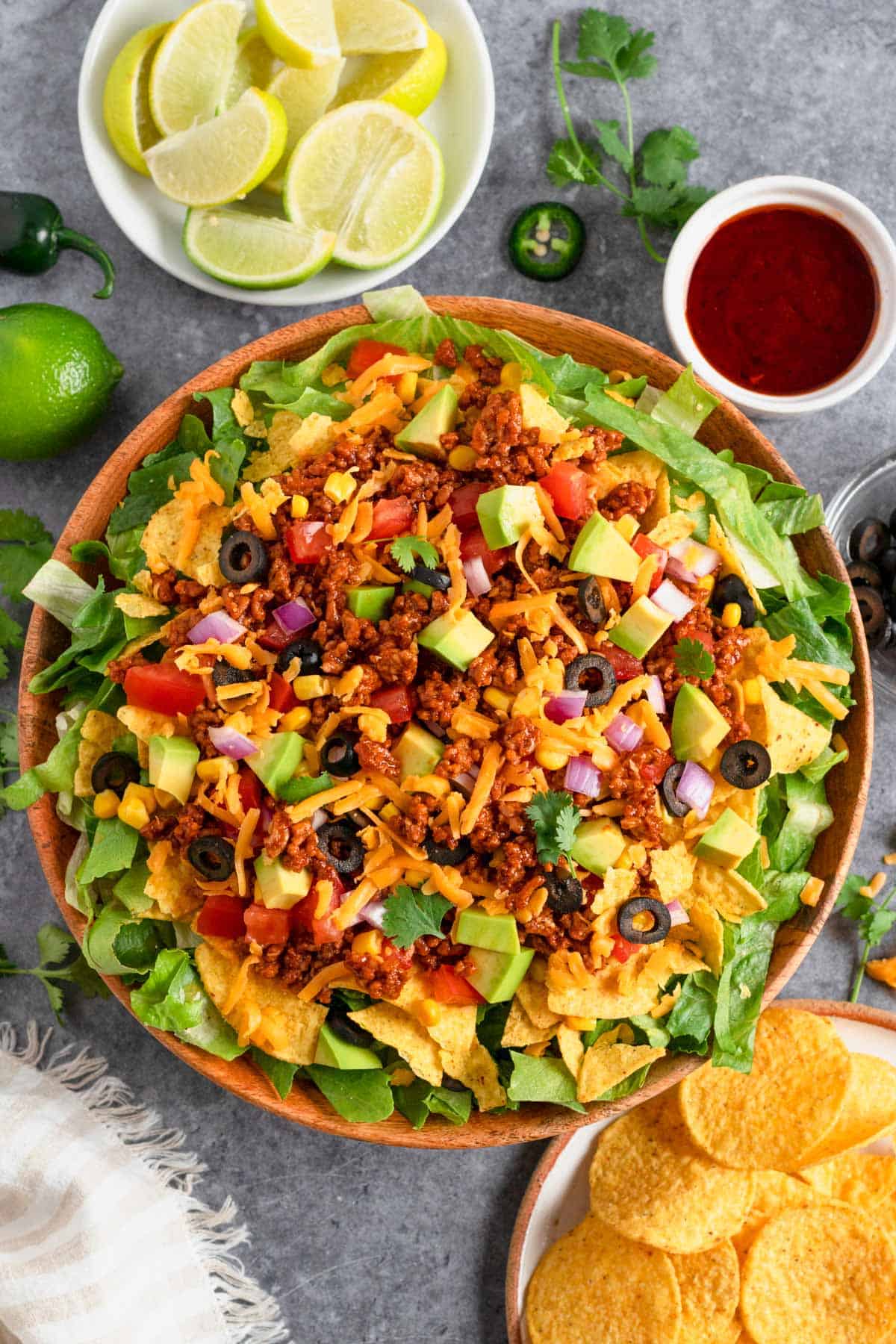 Taco Salad With Catalina Dressing