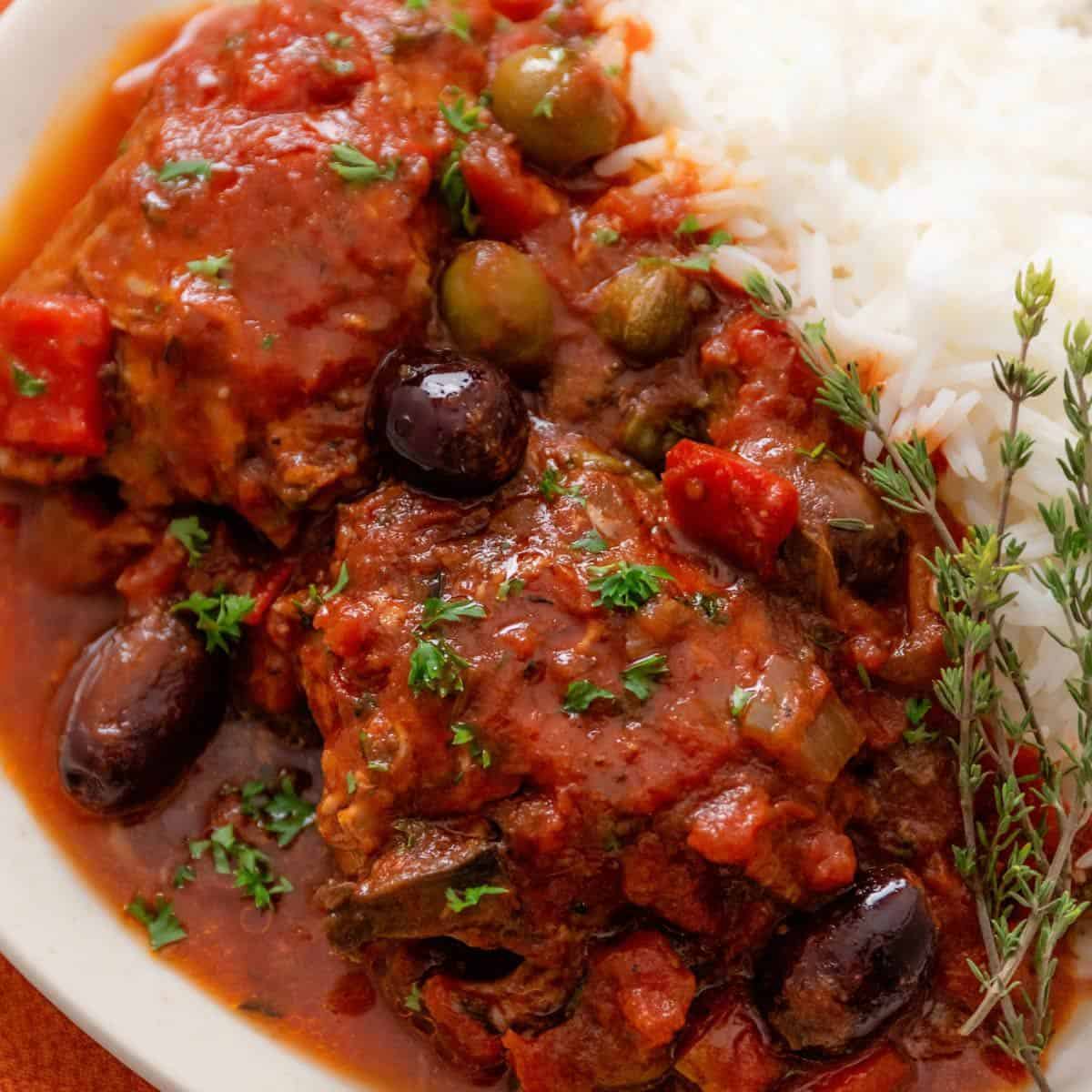 Crock Pot Chicken Cacciatore With Chicken Thighs