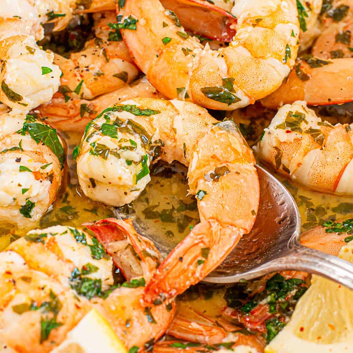 Shrimp Scampi (Without Wine)