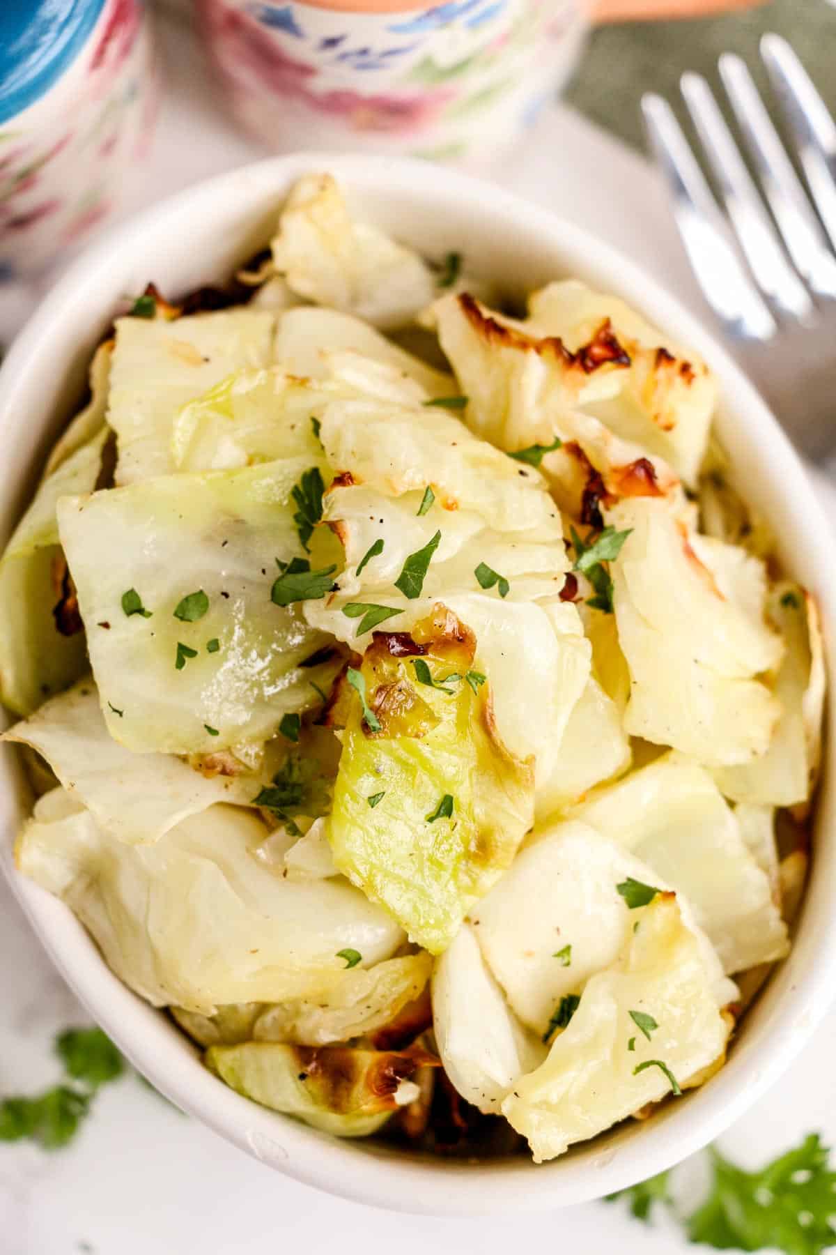Easy Air Fryer Cabbage
