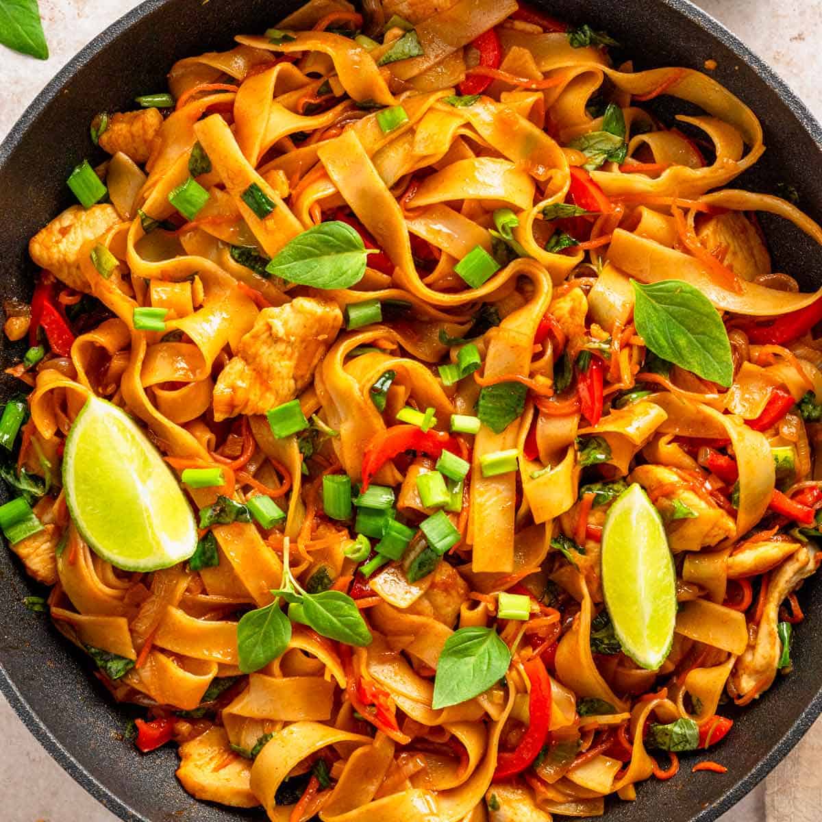 THE BEST Drunken Noodles Recipe