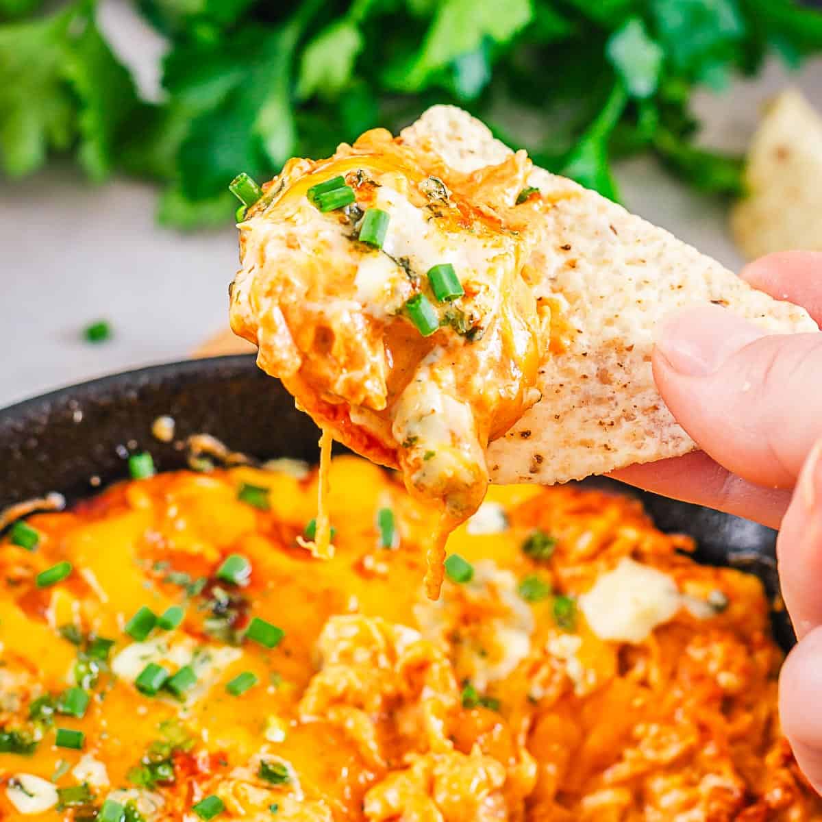 Healthy Buffalo Chicken Dip