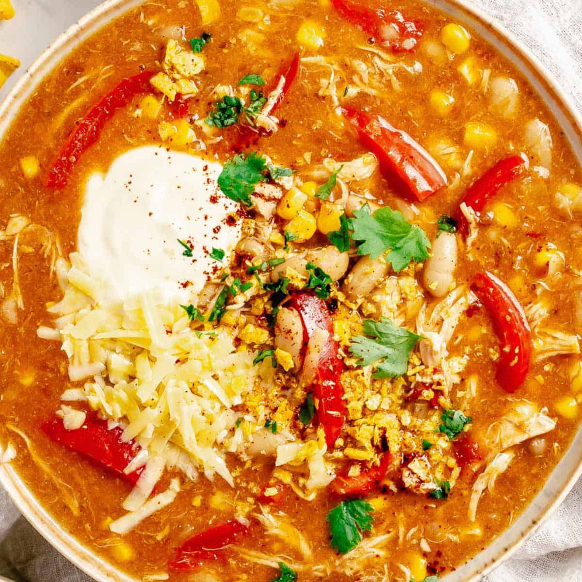 Chicken Chili With White Beans