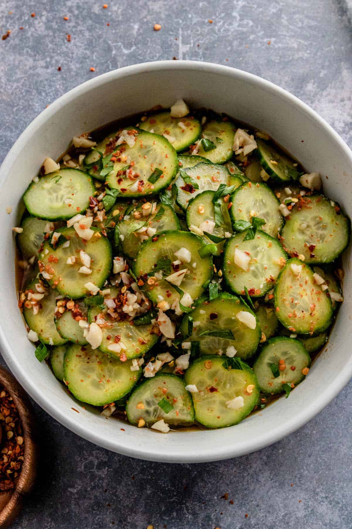 Quick Asian Cucumber Salad (Ready in 15 Minutes!)