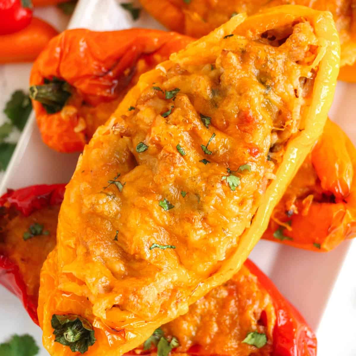 Ground Turkey Stuffed Peppers