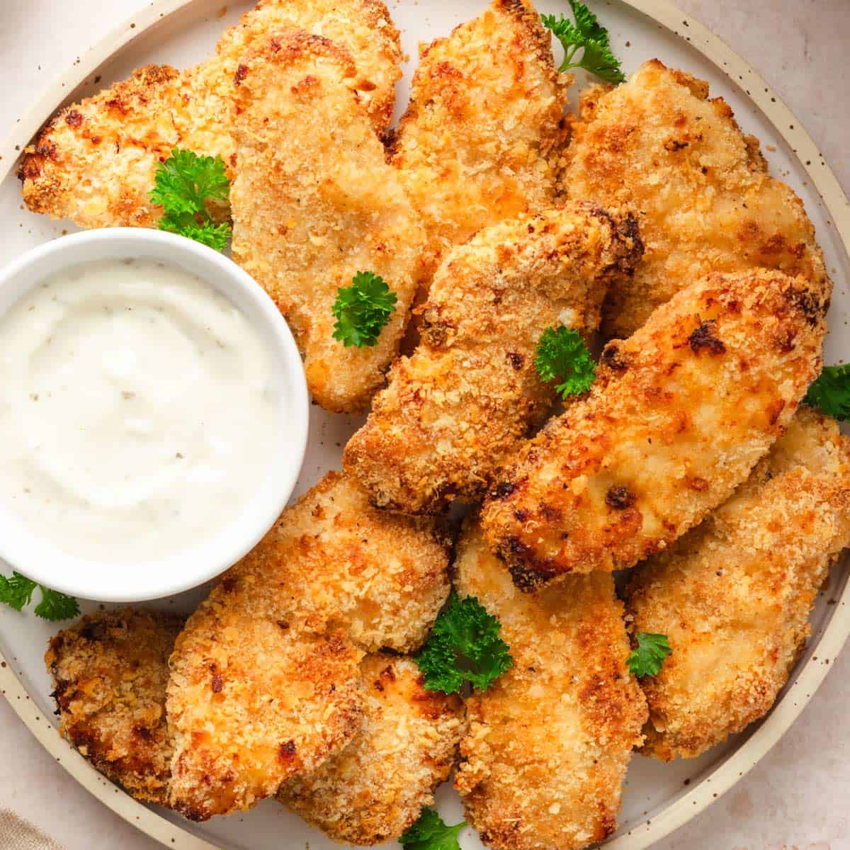 Breaded Air Fryer Chicken Tenders