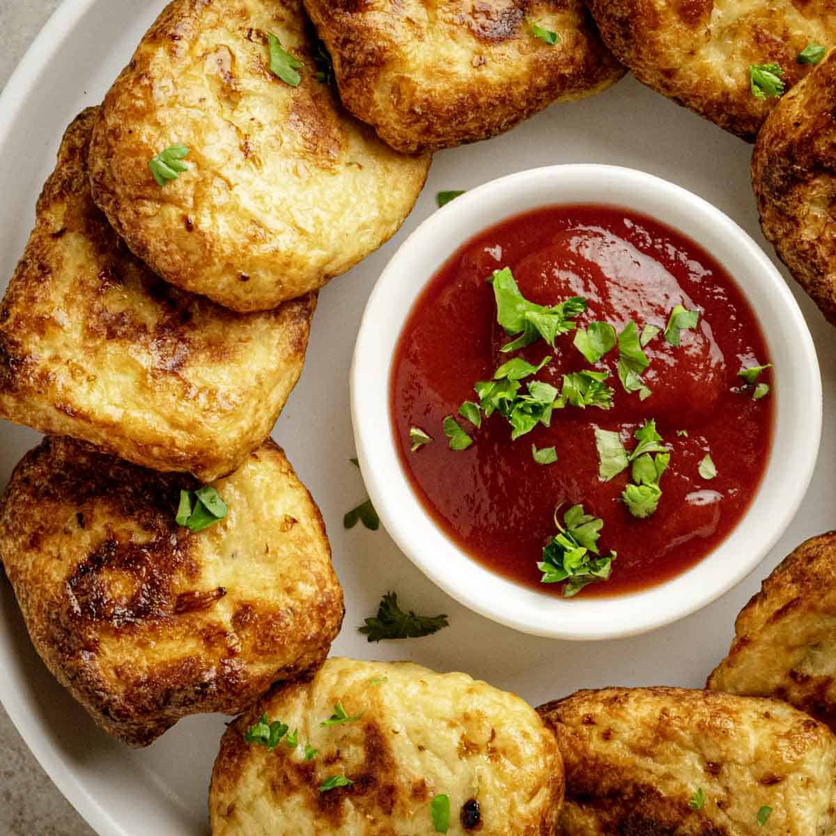 Healthy Air Fryer Chicken Nuggets (No Breading)