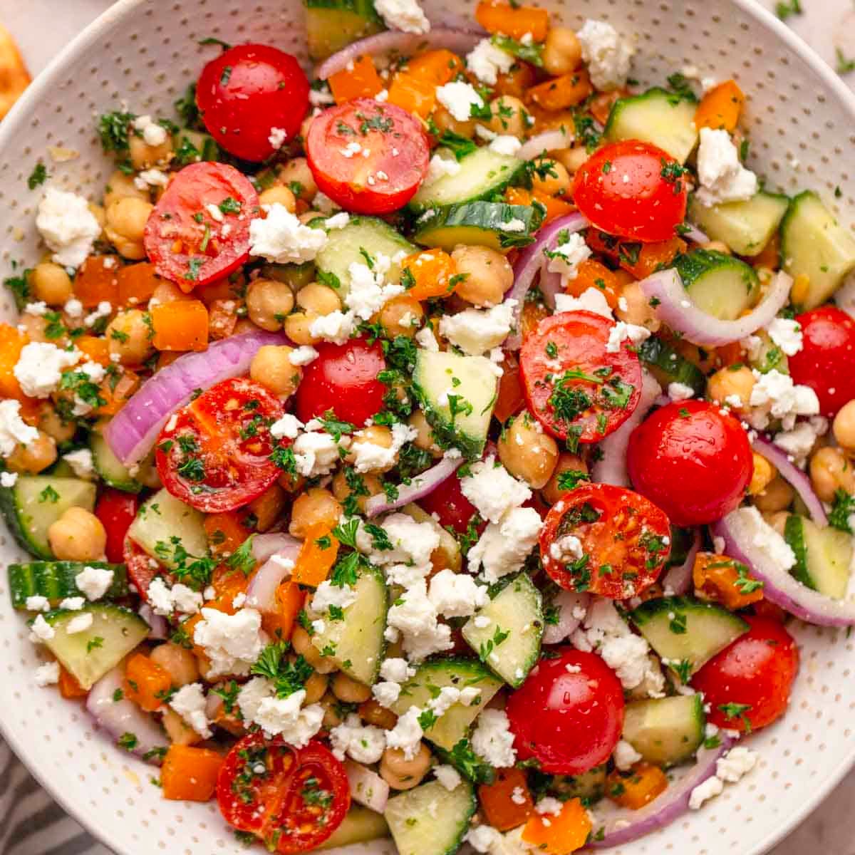 Mediterranean Chickpea Salad