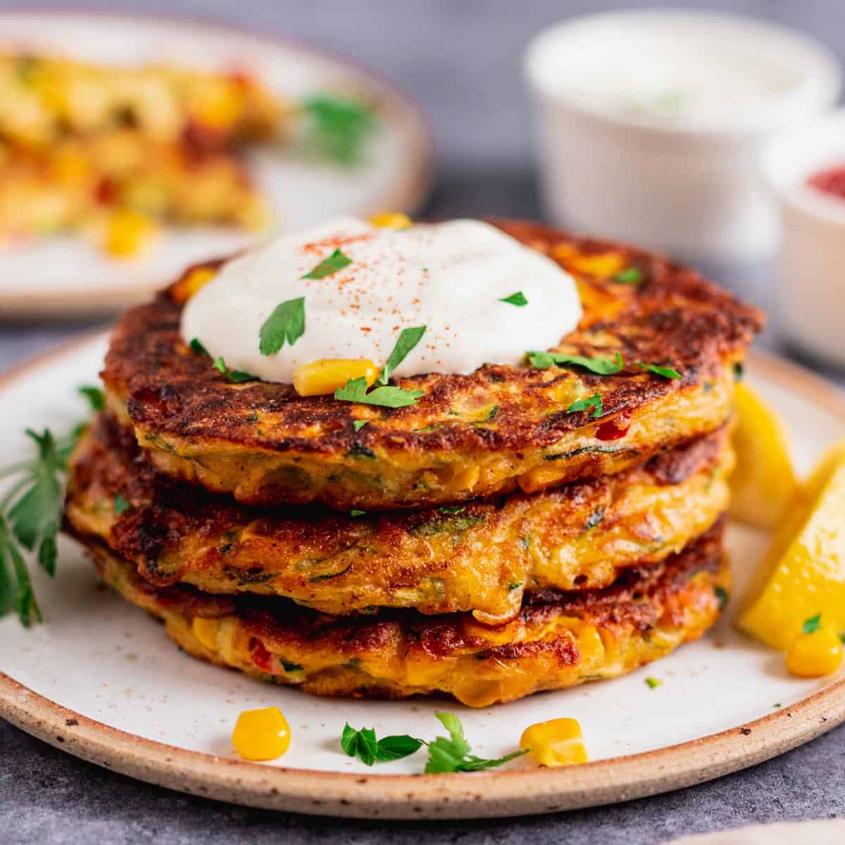 Easy Zucchini Corn Fritters