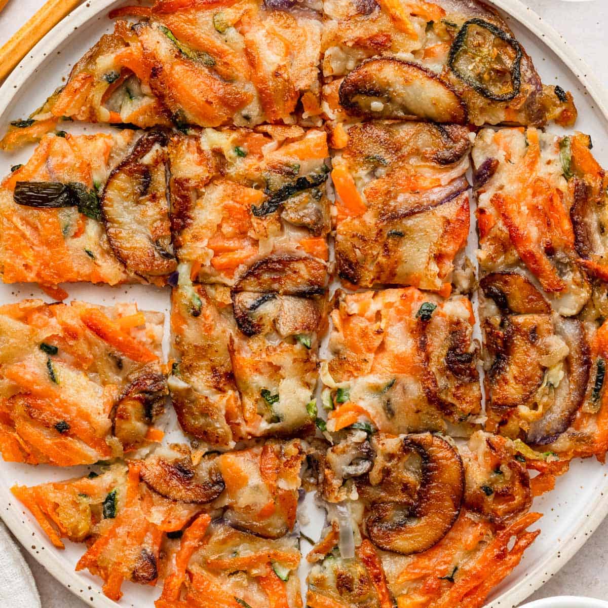 Korean Vegetable Pancakes (Yachaejeon)