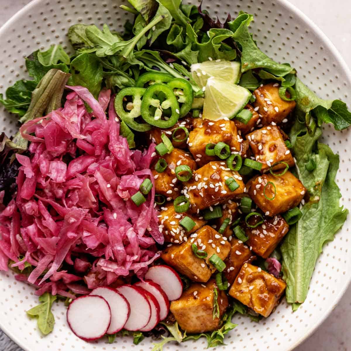 Sesame Garlic Tofu