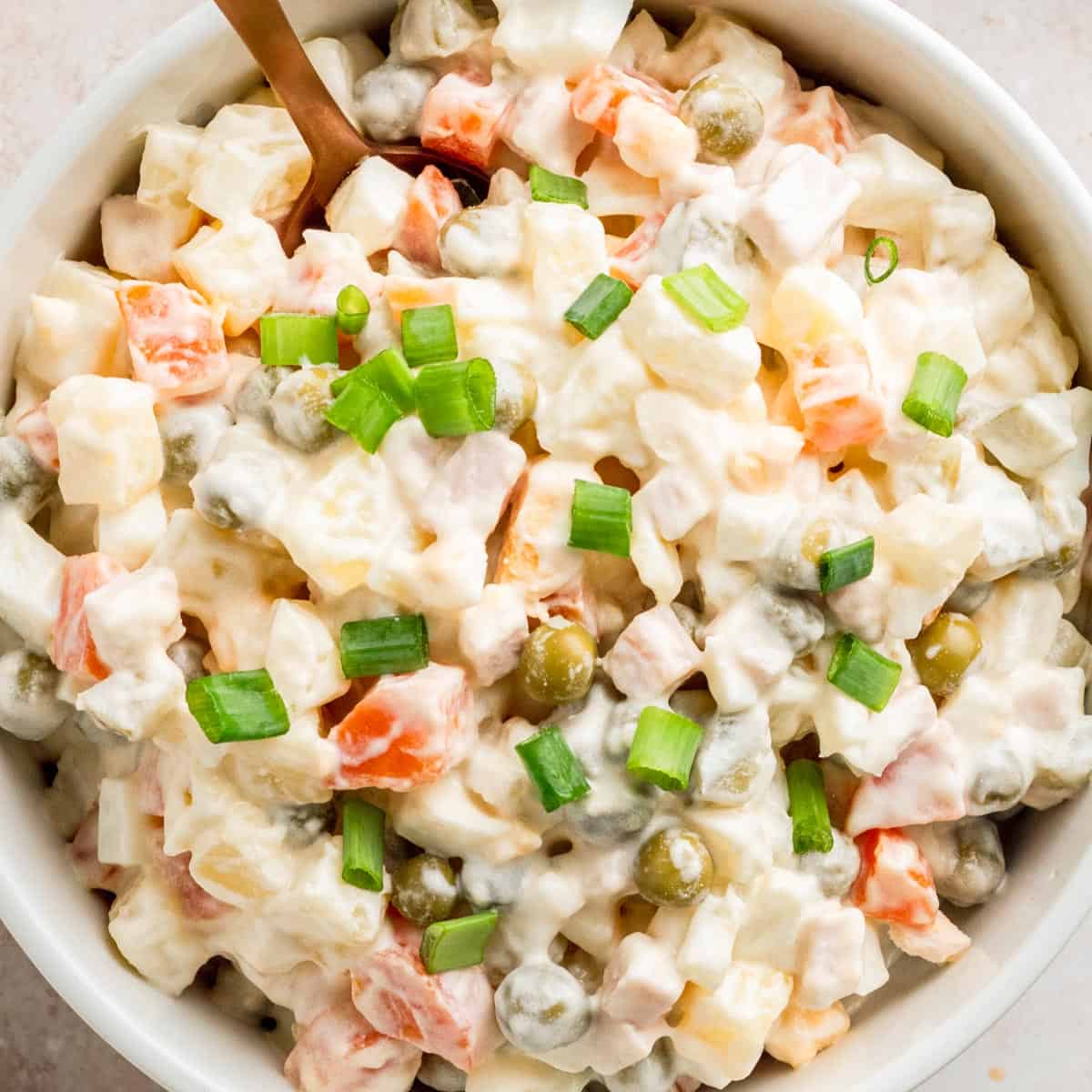 Olivier Salad (Russian Potato Salad)