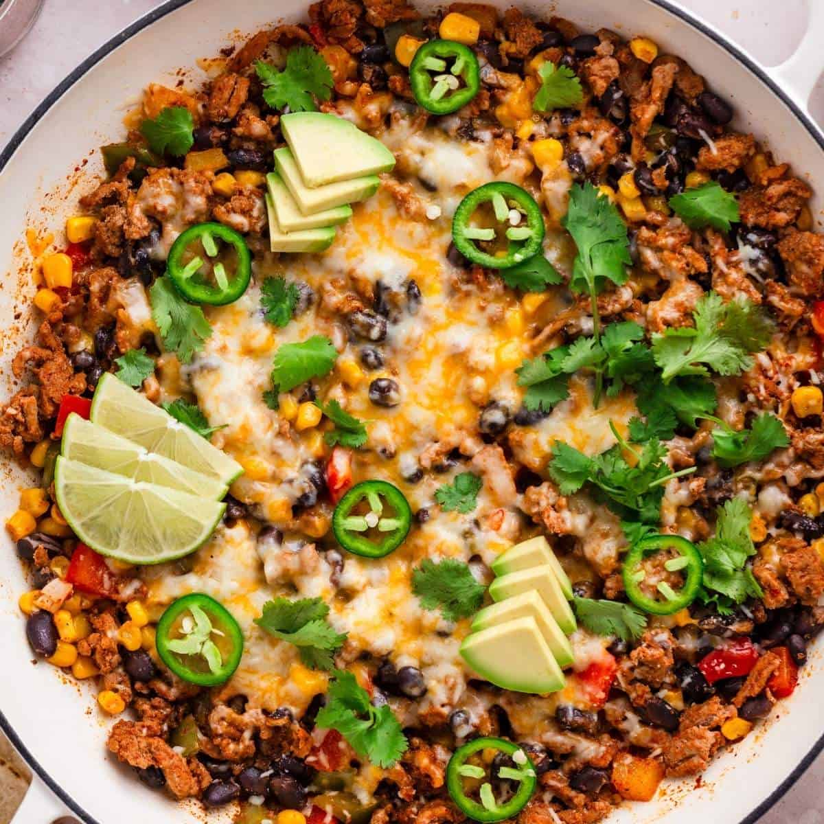 30-Minute Turkey Taco Skillet