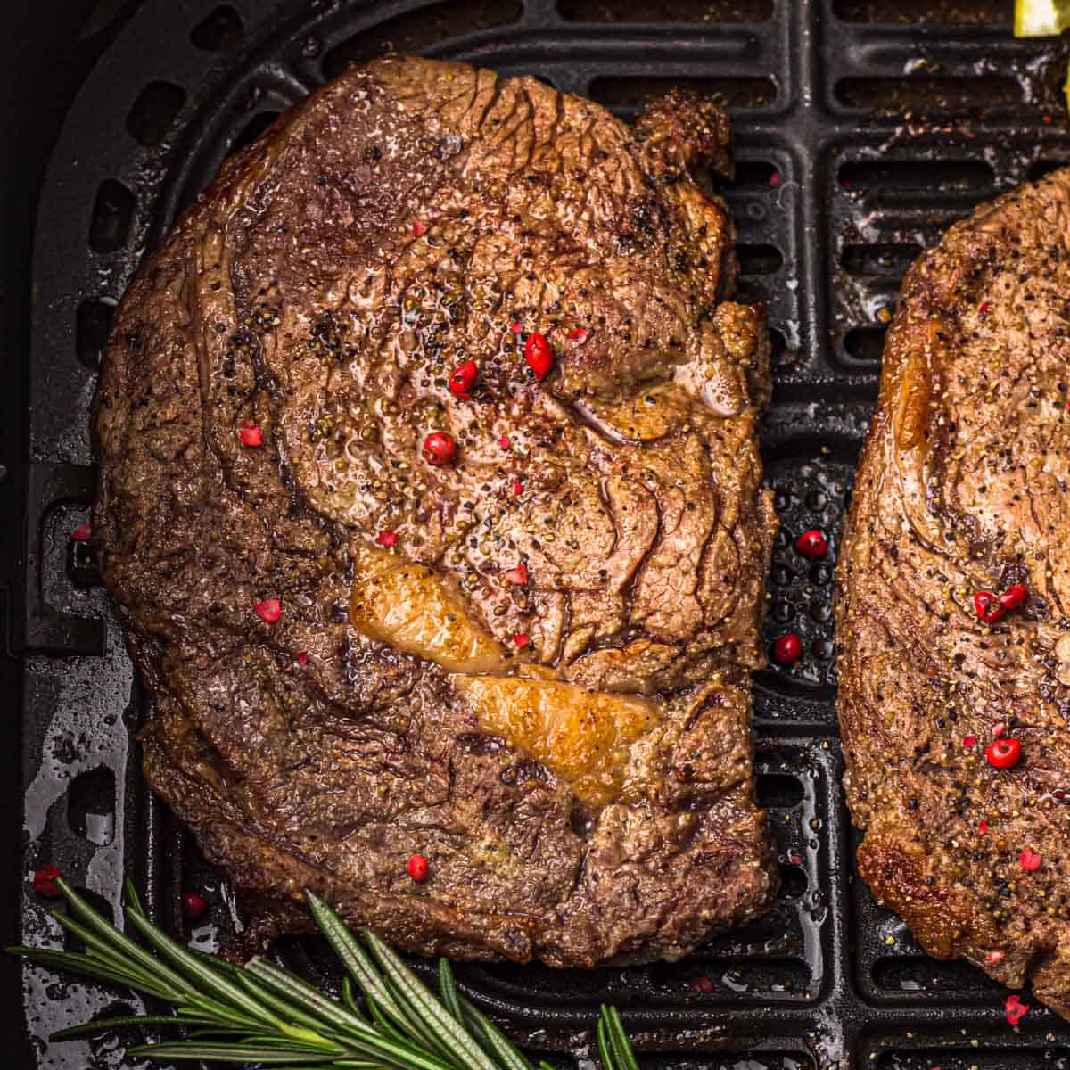 Air Fryer Steak (Perfectly Juicy Every Time!)