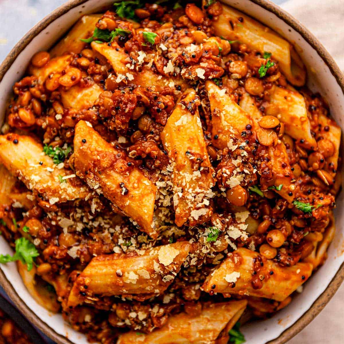 Lentil Bolognese