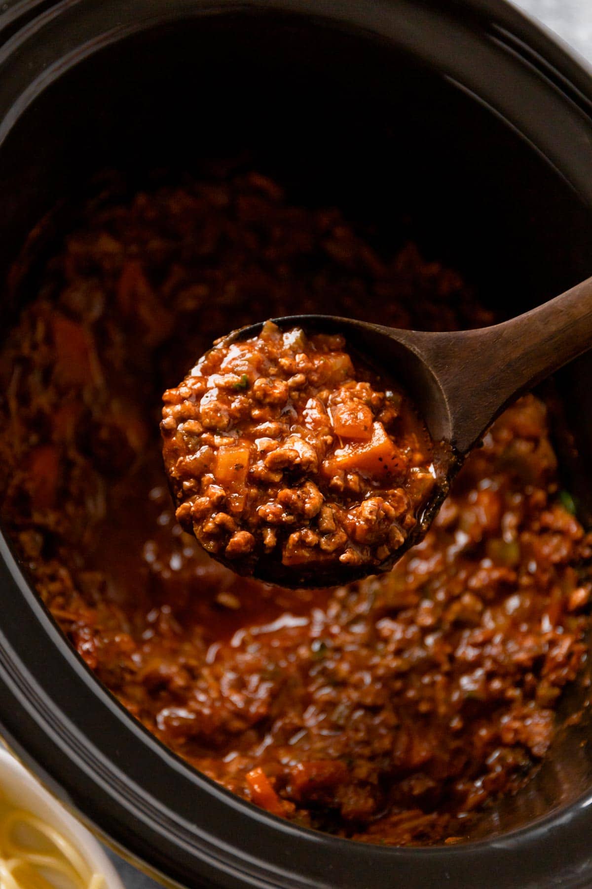Spaghetti With Meat Sauce Recipe (In Crock pot)