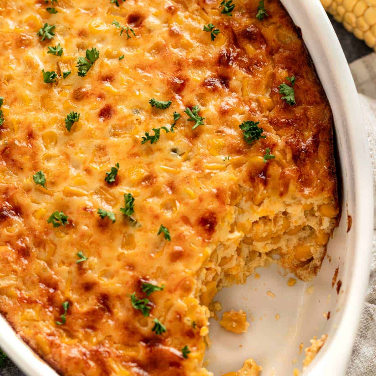 Corn Casserole (Fresh, Frozen or Canned Corn)