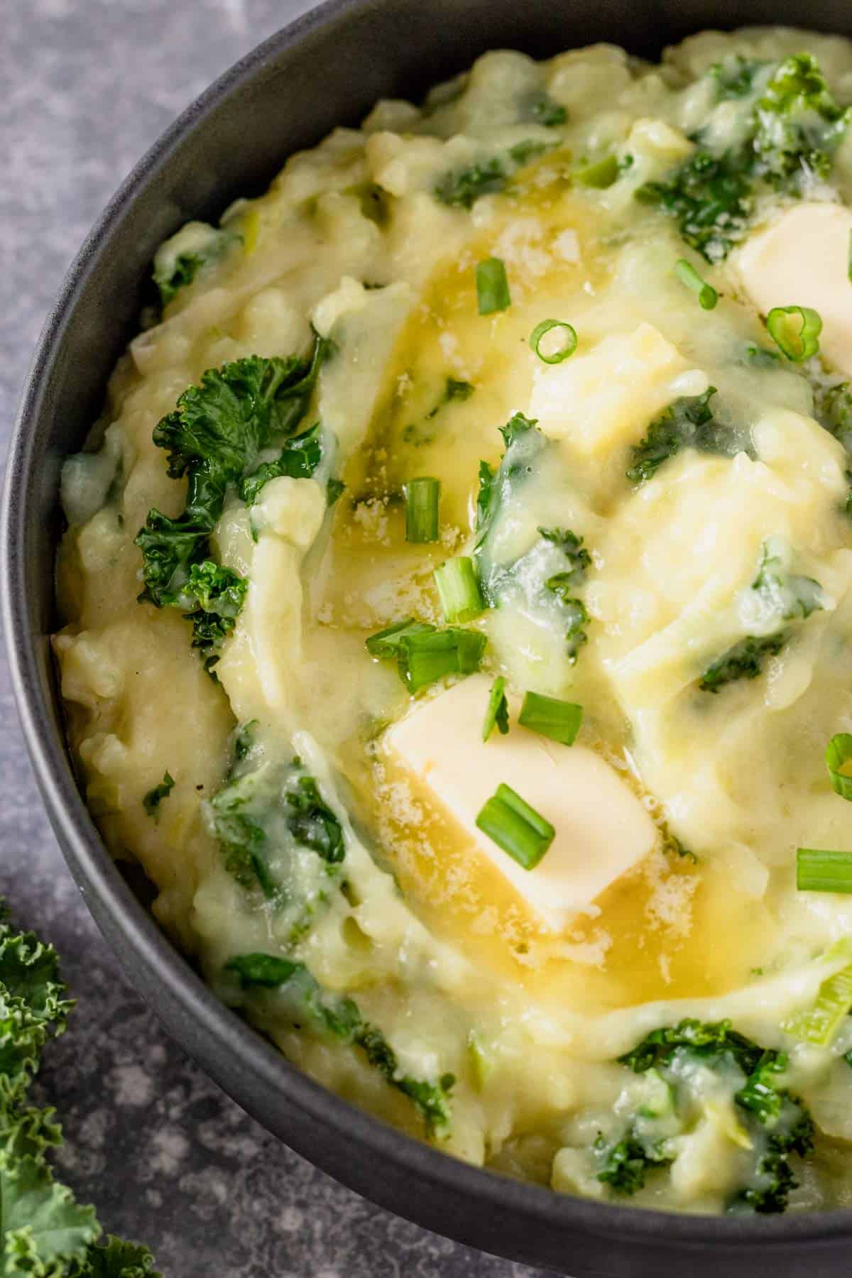 Cabbage and Potatoes (Colcannon - Irish Mashed Potatoes)