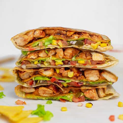Chicken Crunchwrap Supreme (With Barbecue Sauce)