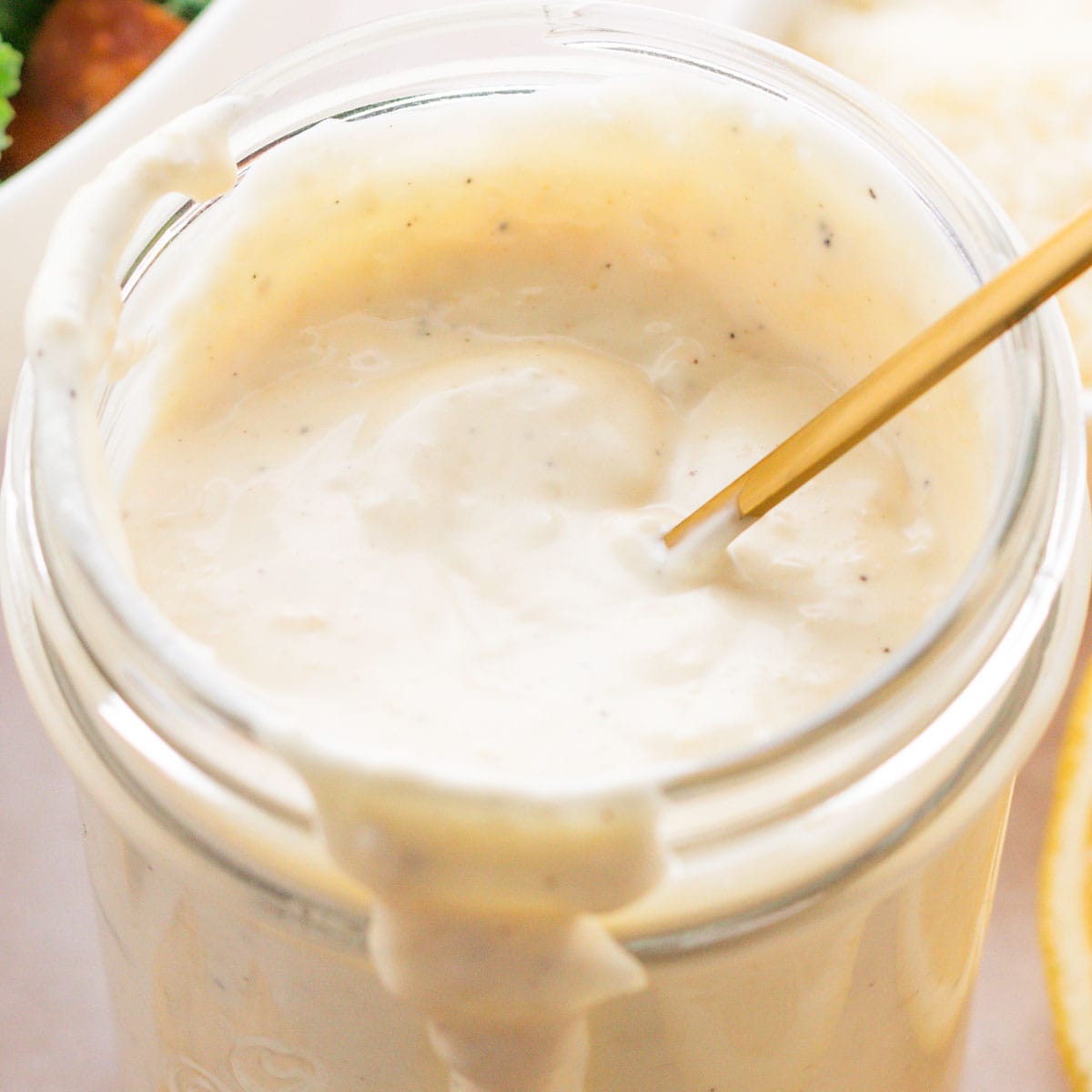 Light Caesar Salad Dressing