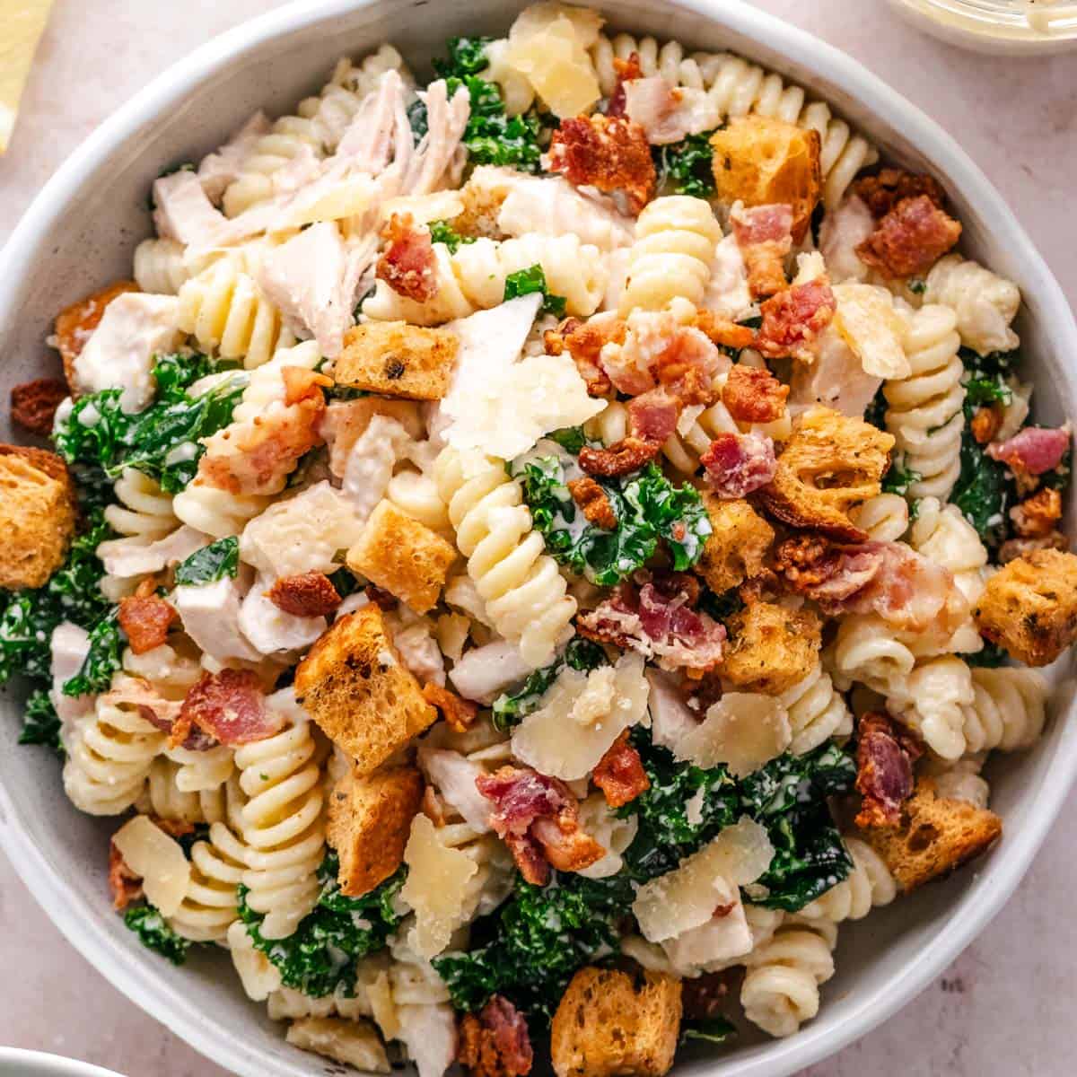 Chicken Caesar Pasta Salad