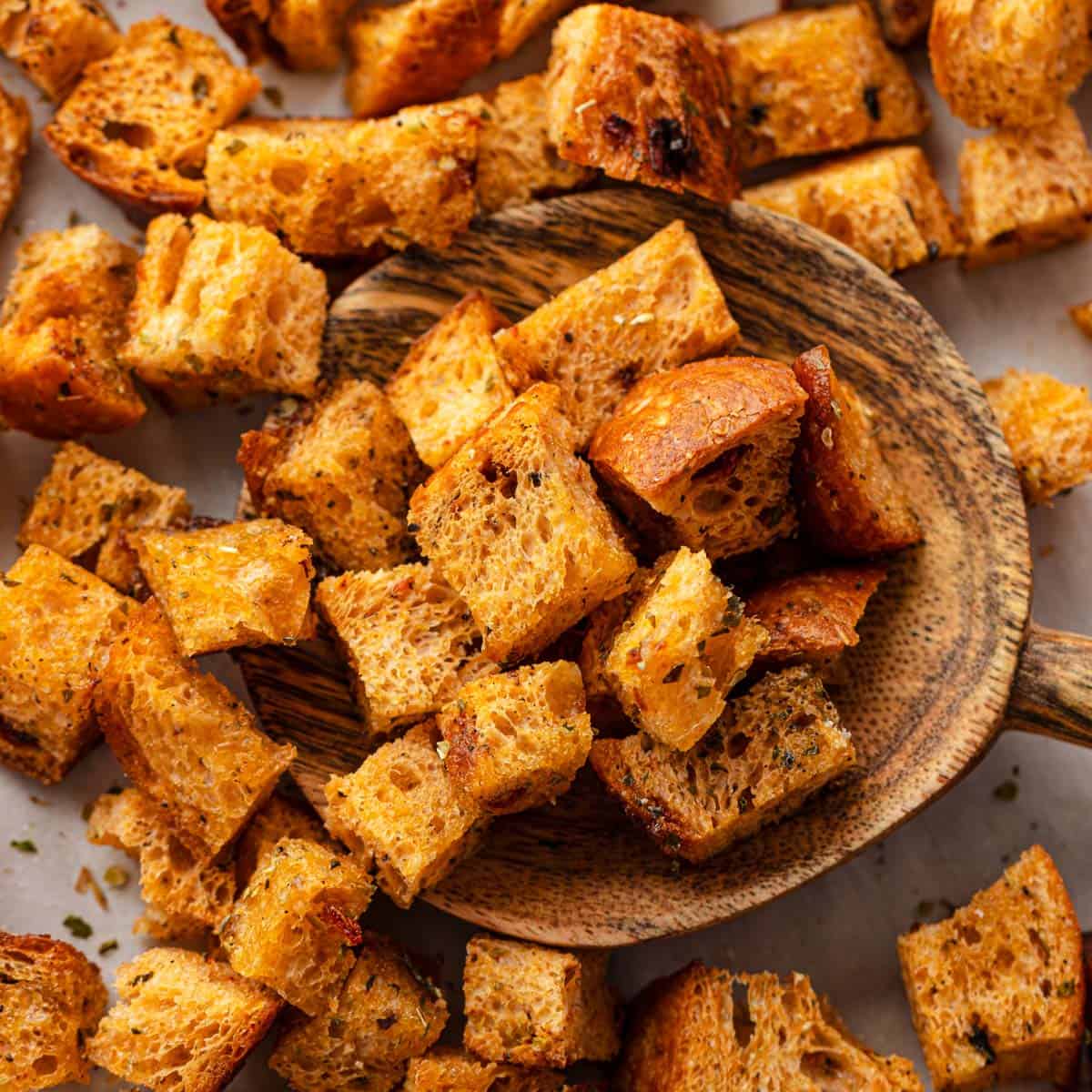 Garlic Herb Croutons