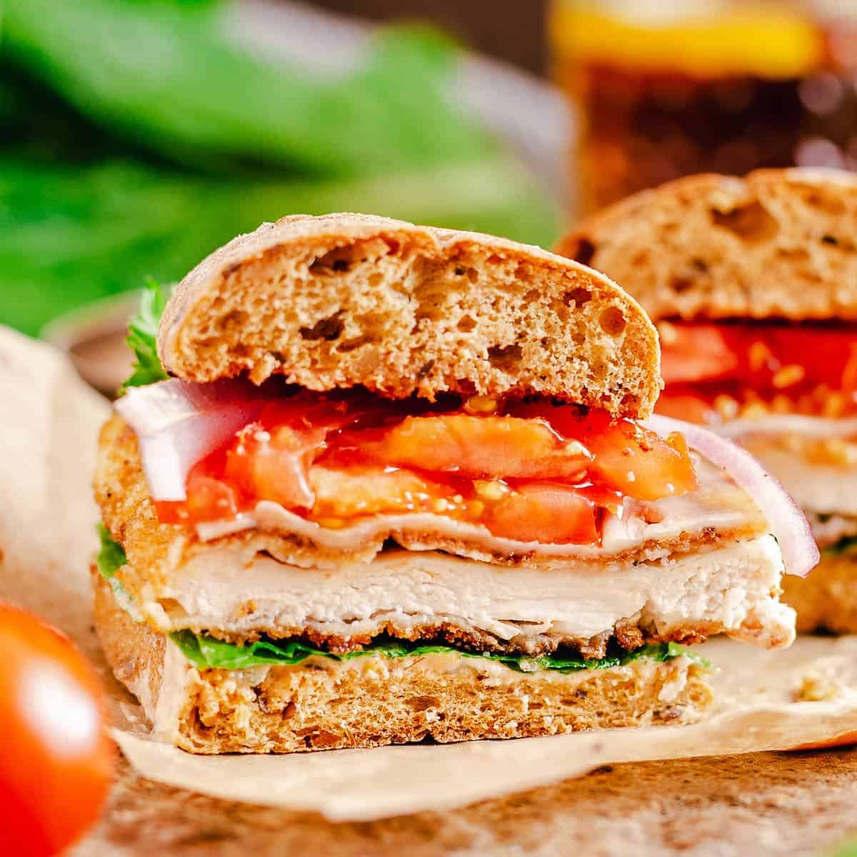 Crispy Chicken Ciabatta Sandwich
