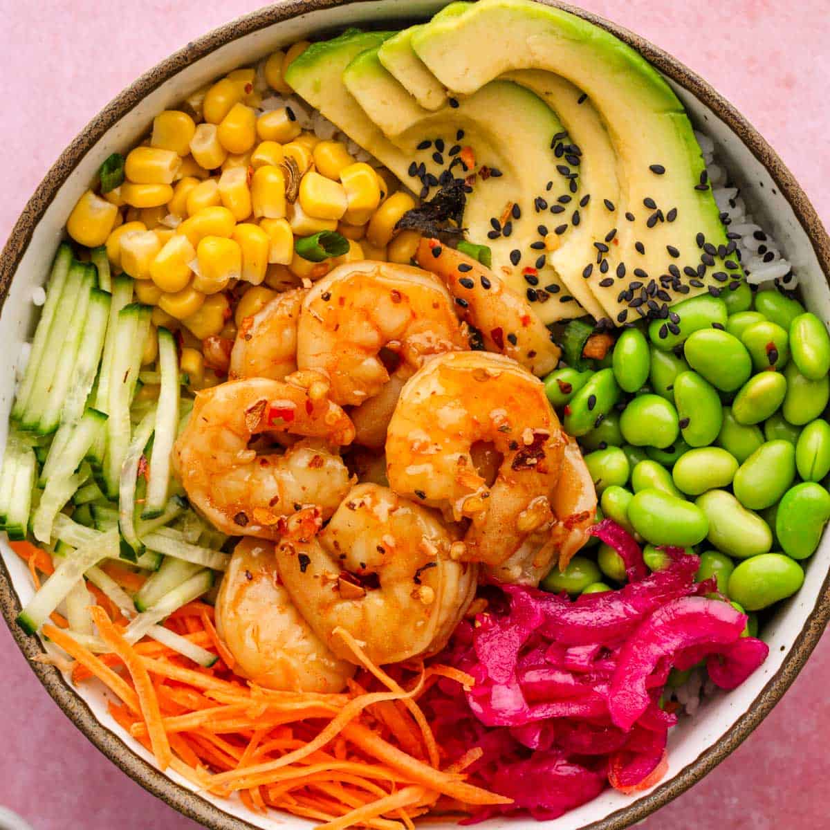 Spicy Shrimp Rice Bowl