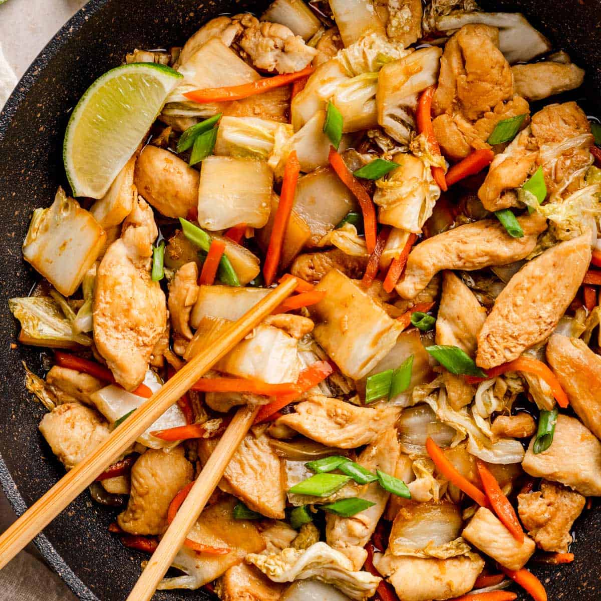Easy Chicken and Cabbage Stir Fry