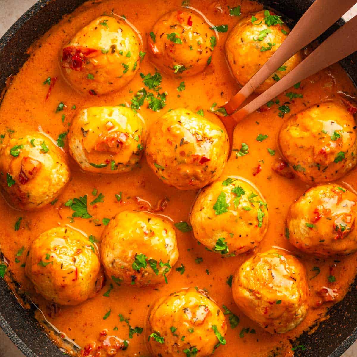 Marry Me Chicken Meatballs