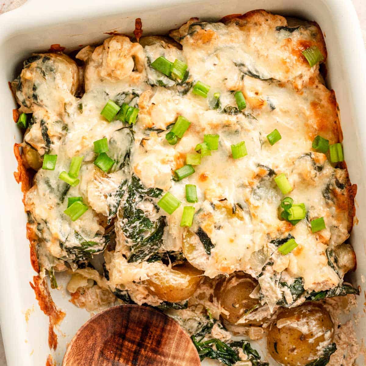 Spinach Potato Casserole