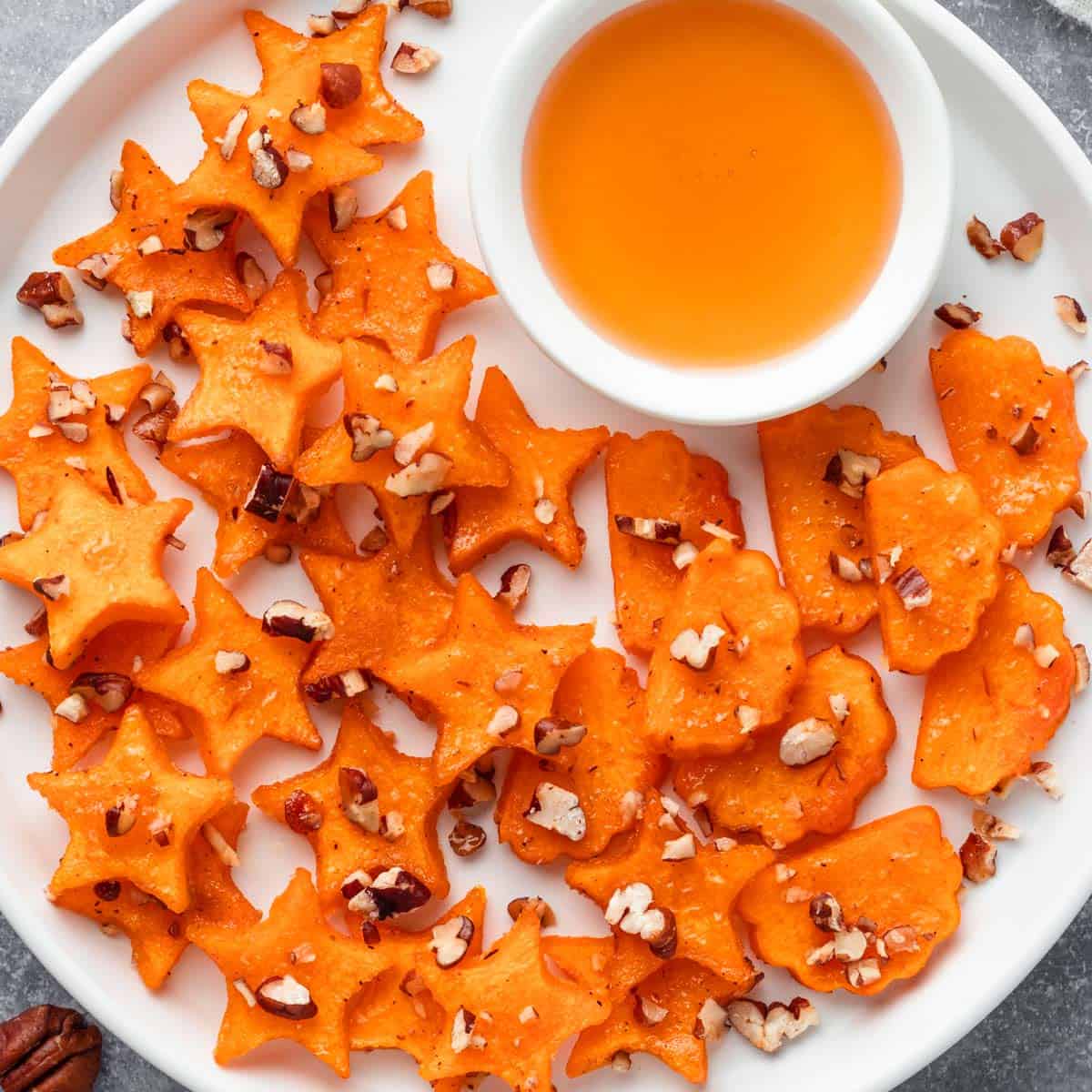 Roasted Butternut Squash with Honey and Nuts