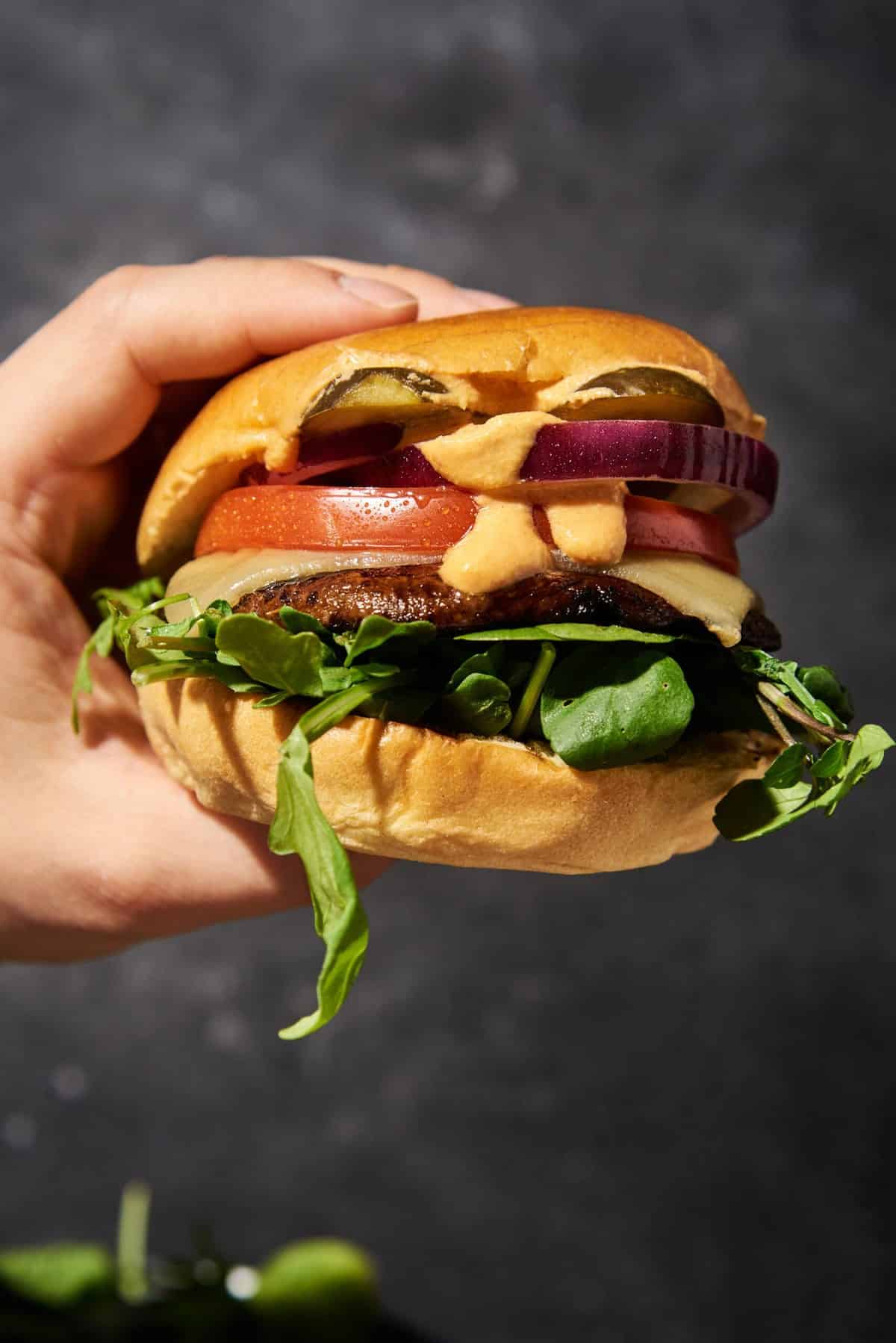 Epic Portobello Mushroom Burger | Grilled, Oven or Stovetop