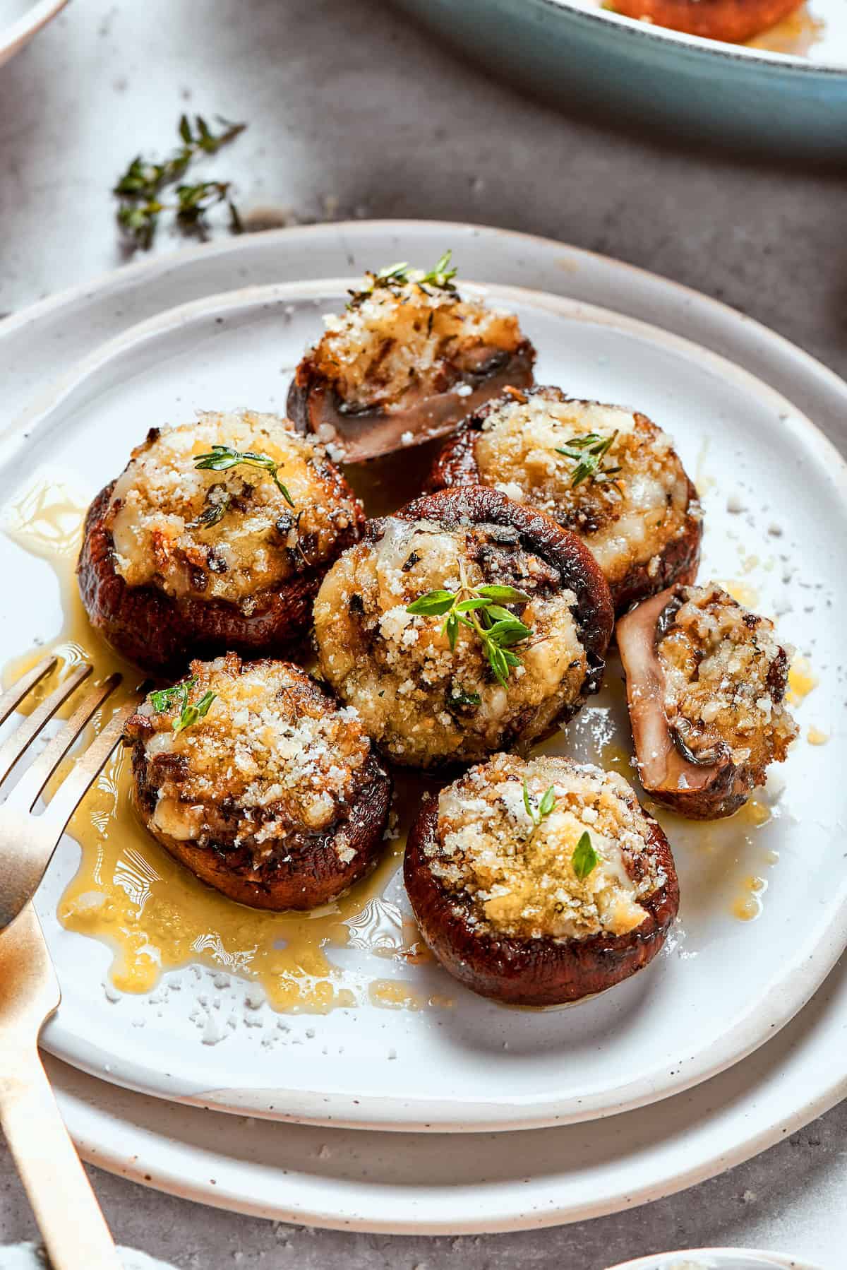 Cheesy Stuffed Mushrooms